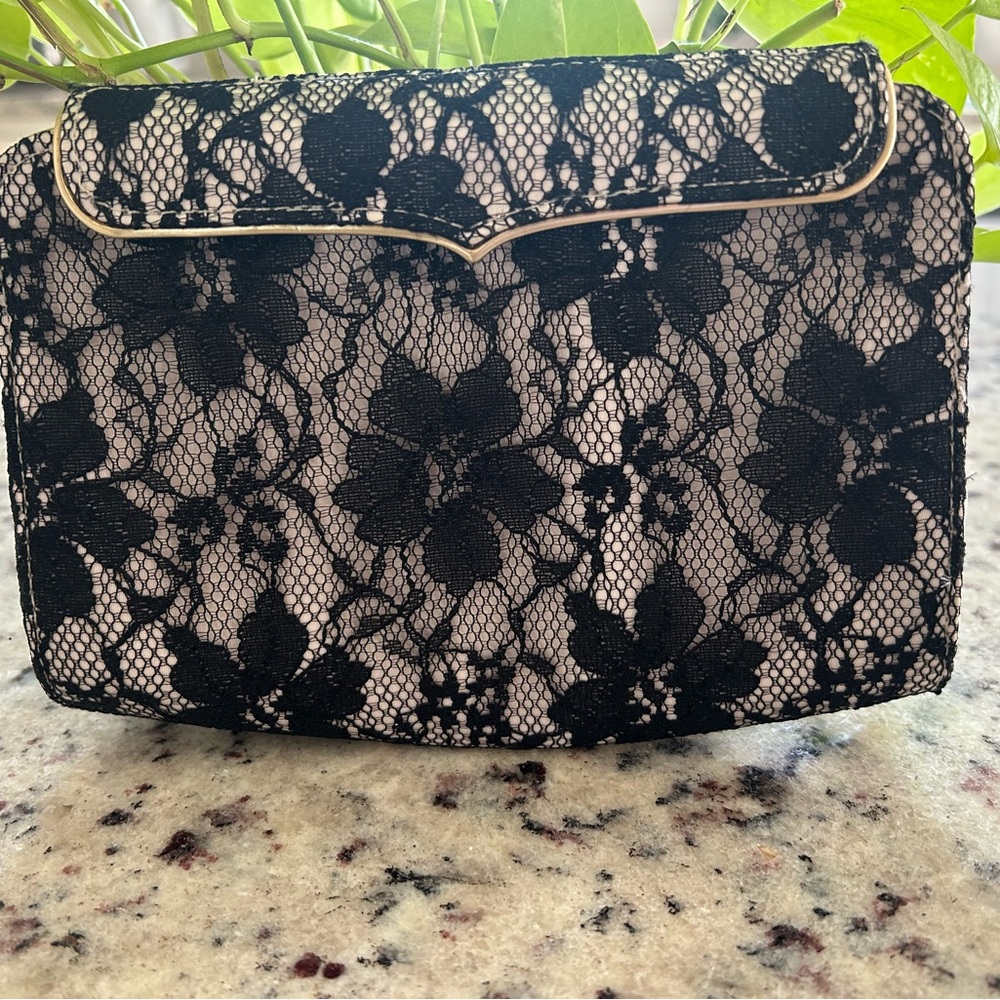 Elegant Black Lace Women's Bag